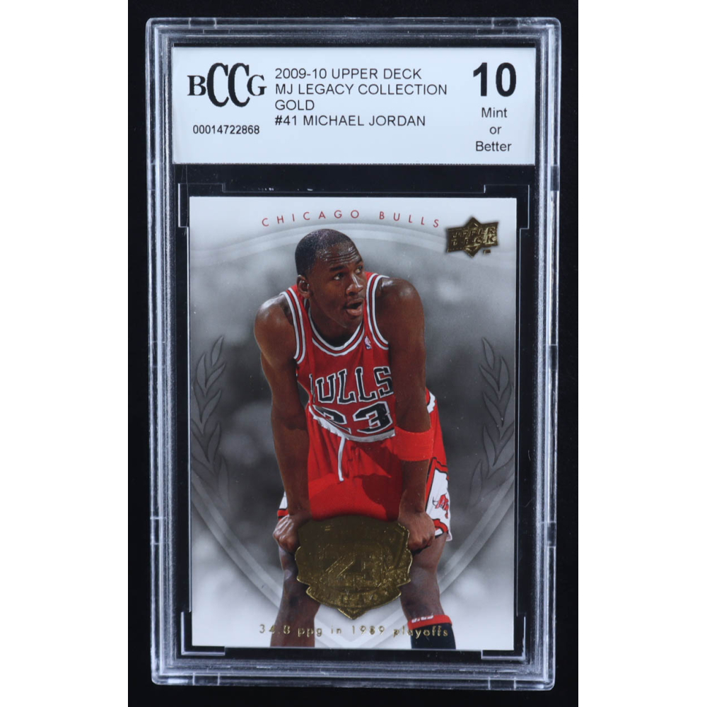 Michael Jordan 2009-10 Upper Deck Michael Jordan Legacy Collection Gold #41 (BCCG 10) at PristineAuction.com
