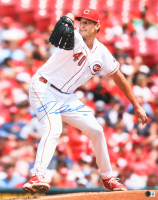 Nick Lodolo Signed Reds 16x20 Photo (Beckett) at PristineAuction.com