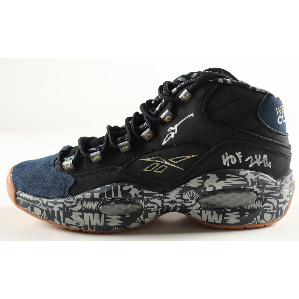 Allen Iverson Signed Reebok Basketball Shoe Inscribed "HOF 2K16" (Beckett) at PristineAuction.com