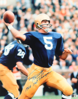 Terry Hanratty Signed Notre Dame Fighting Irish 16x20 Photo Inscribed "1966 Nat Champs" (Beckett) at PristineAuction.com