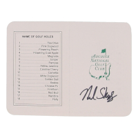 Neal Shipley Signed Masters Tournament Scorecard (PSA) at PristineAuction.com