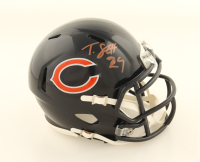 Tyrique Stevenson Signed Bears Speed Mini Helmet (JSA) at PristineAuction.com