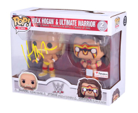 Hulk Hogan Signed Hulk Hogan & Ultimate Warrior WWE (2) Pack Funko Pop! Vinyl Figures (Fanatics) at PristineAuction.com