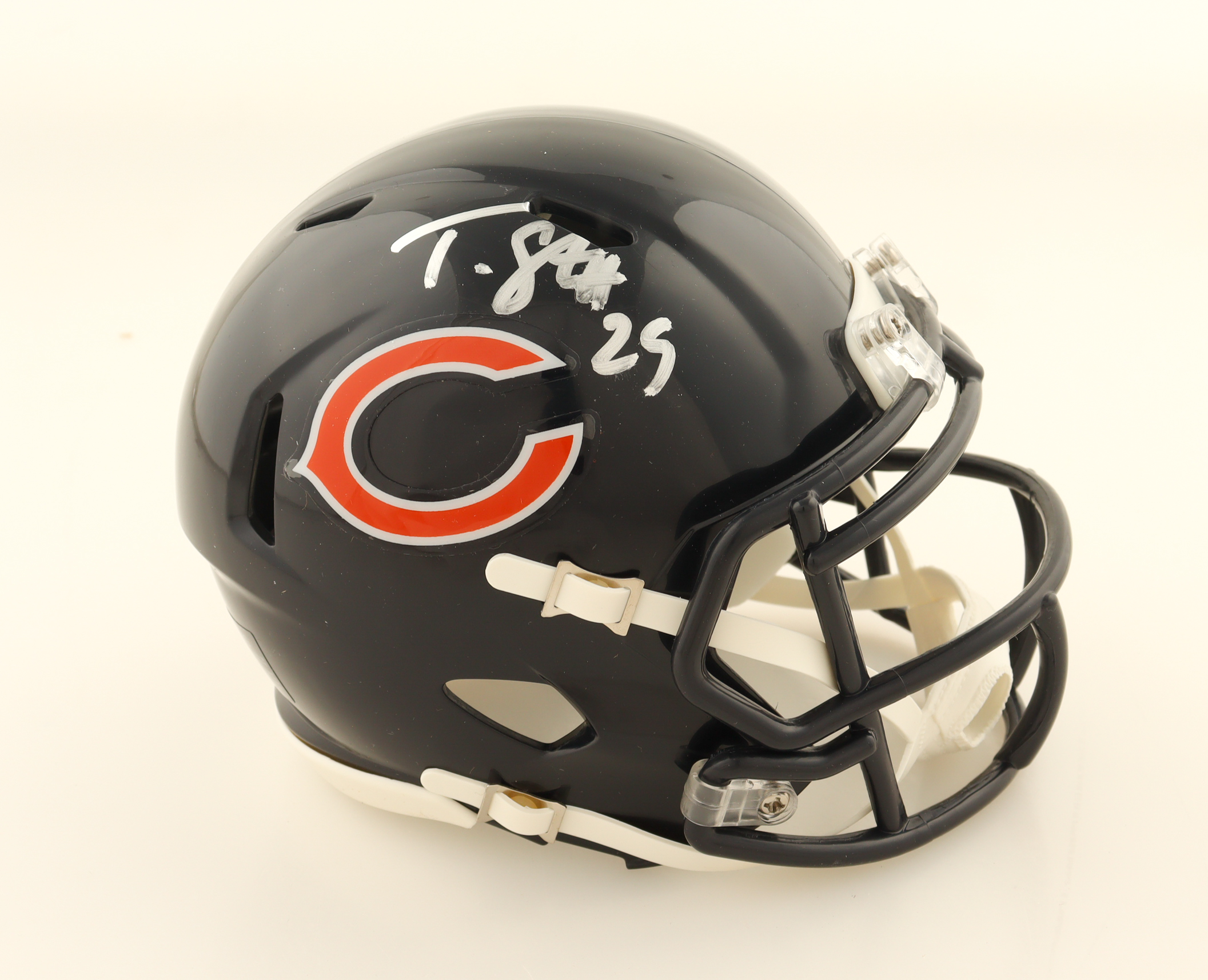 Tyrique Stevenson Signed Bears Speed Mini Helmet (JSA) at PristineAuction.com Tyrique Stevenson Signed Bears Speed Mini Helmet (JSA) at PristineAuction.com