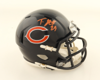 Tyrique Stevenson Signed Bears Speed Mini Helmet (JSA) at PristineAuction.com