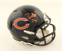 Tyrique Stevenson Signed Bears Speed Mini Helmet (JSA) at PristineAuction.com