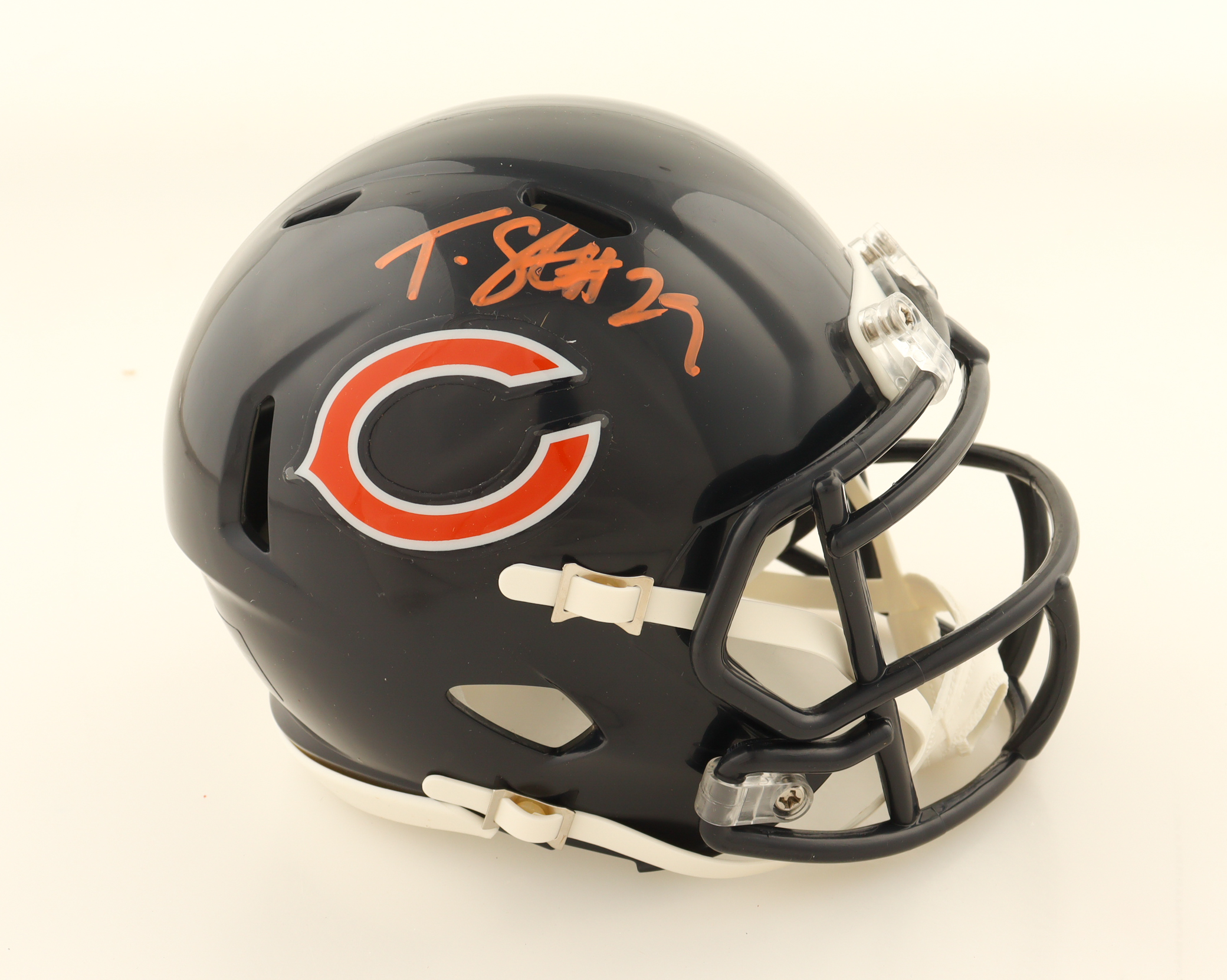 Tyrique Stevenson Signed Bears Speed Mini Helmet (JSA) at PristineAuction.com Tyrique Stevenson Signed Bears Speed Mini Helmet (JSA) at PristineAuction.com