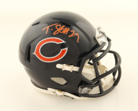 Tyrique Stevenson Signed Bears Speed Mini Helmet (JSA) at PristineAuction.com