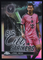 Lionel Messi 2024 Topps Chrome MLS Big City Strikers Skylight Variations #SK10 at PristineAuction.com