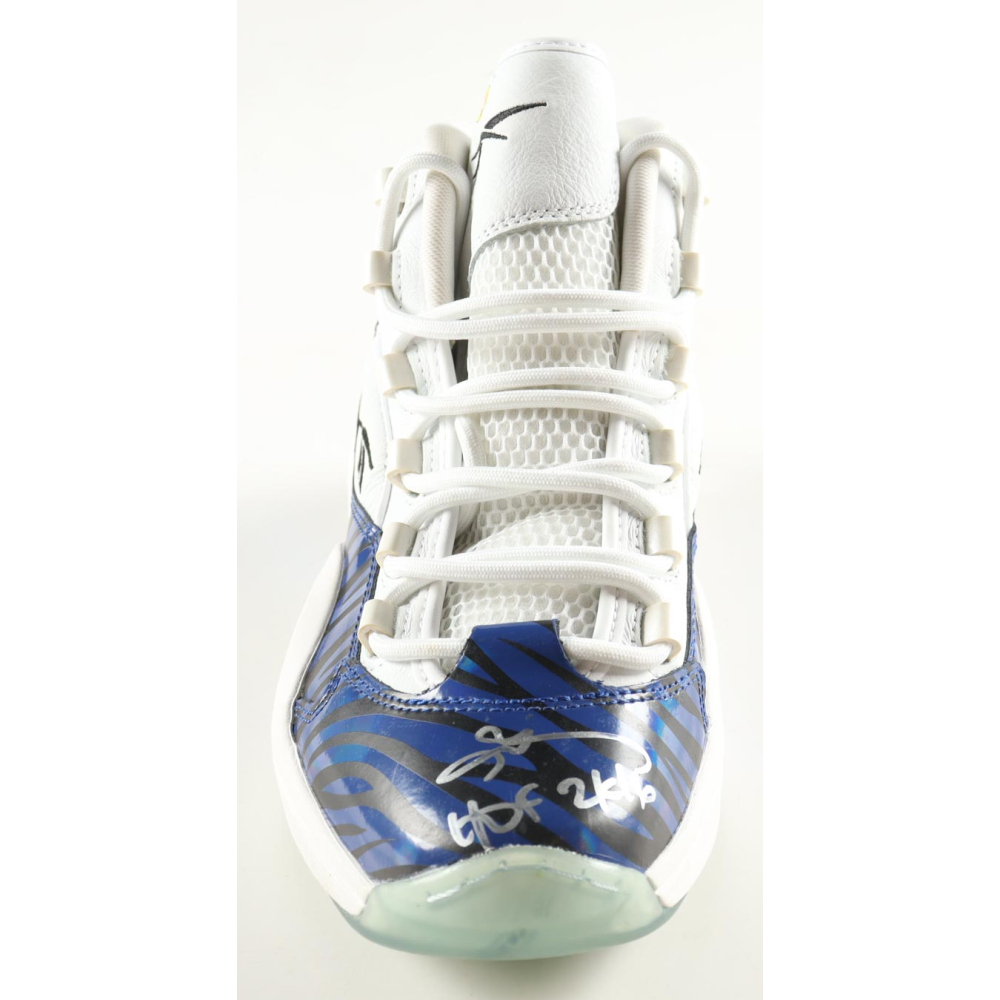 Allen Iverson Signed Reebok Basketball Shoe Inscribed "HOF 2K16" (Beckett) at PristineAuction.com