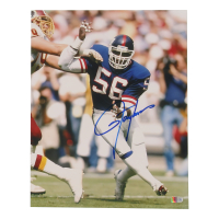Lawrence Taylor Signed Giants 11x14 Photo (AIV) at PristineAuction.com