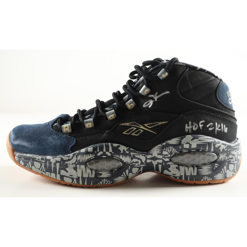 Allen Iverson Signed Reebok Basketball Shoe Inscribed "HOF 2K16" (Beckett) at PristineAuction.com