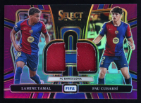 Lamine Yamal / Pau Cubarsi 2024-25 Select FIFA Dual Swatches FIFA Purple #5 #47/49 at PristineAuction.com