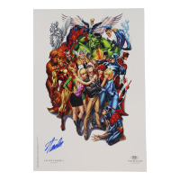 Stan Lee Signed "Avengers" Marvel 13x19 Art Print by J. Scott Campbell (PSA) at PristineAuction.com