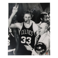 Larry Bird Signed Celtics 16x20 Photo (Beckett) at PristineAuction.com