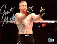 Justin Gaethje Signed UFC 8x10 Photo (Beckett) at PristineAuction.com