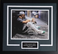 Jalen Hurts Eagles Custom Framed Photo Display at PristineAuction.com