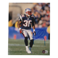 Lawyer Milloy Signed Patriots 8x10 Photo (Beckett) at PristineAuction.com
