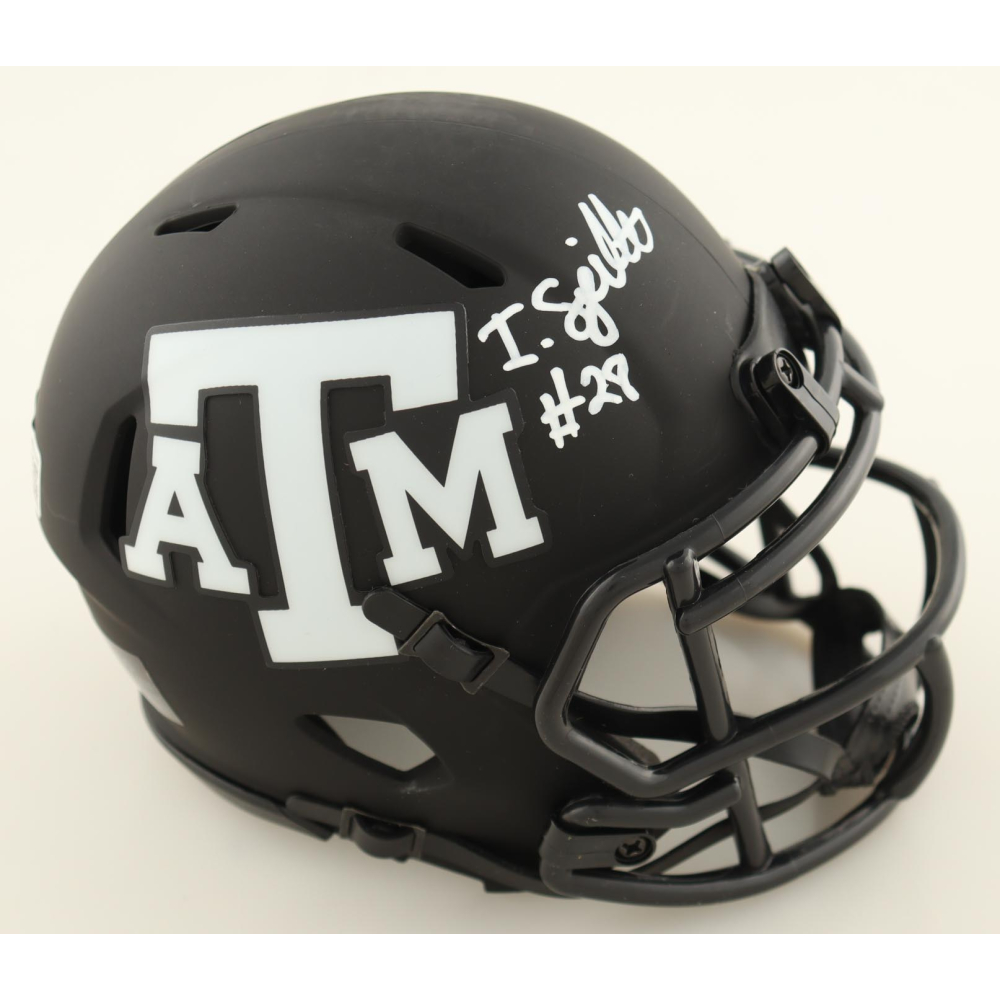 Isaiah Spiller Signed Texas A&M Aggies Eclipse Alternate Speed Mini Helmet (Beckett) at PristineAuction.com