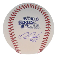 Danny Jackson Signed 1985 World Series Logo Baseball (Beckett) at PristineAuction.com