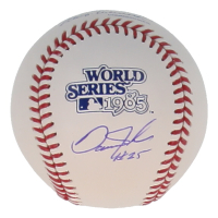 Danny Jackson Signed 1985 World Series Logo Baseball (Beckett) at PristineAuction.com