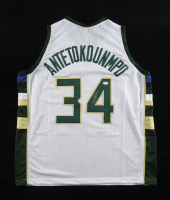 Giannis Antetokounmpo Signed Jersey (JSA) at PristineAuction.com