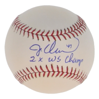 Jesse Orosco Signed OML Baseball Inscribed "2x WS Champ" (PSA) at PristineAuction.com