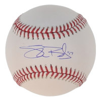 Shane Bieber Signed OML Baseball (JSA) at PristineAuction.com