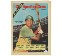 Reggie Jackson Signed "The Sporting News" Magazine (JSA) at PristineAuction.com
