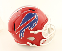 Cornelius Bennett Signed Bills Full-Size Speed Helmet Inscribed "90s All Decade" (JSA) at PristineAuction.com