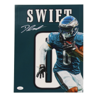 D'Andre Swift Signed Eagles 11x14 Photo (JSA) at PristineAuction.com