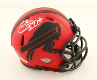 Cornelius Bennett Signed Bills Rave Alternate Speed Mini Helmet (JSA) at PristineAuction.com