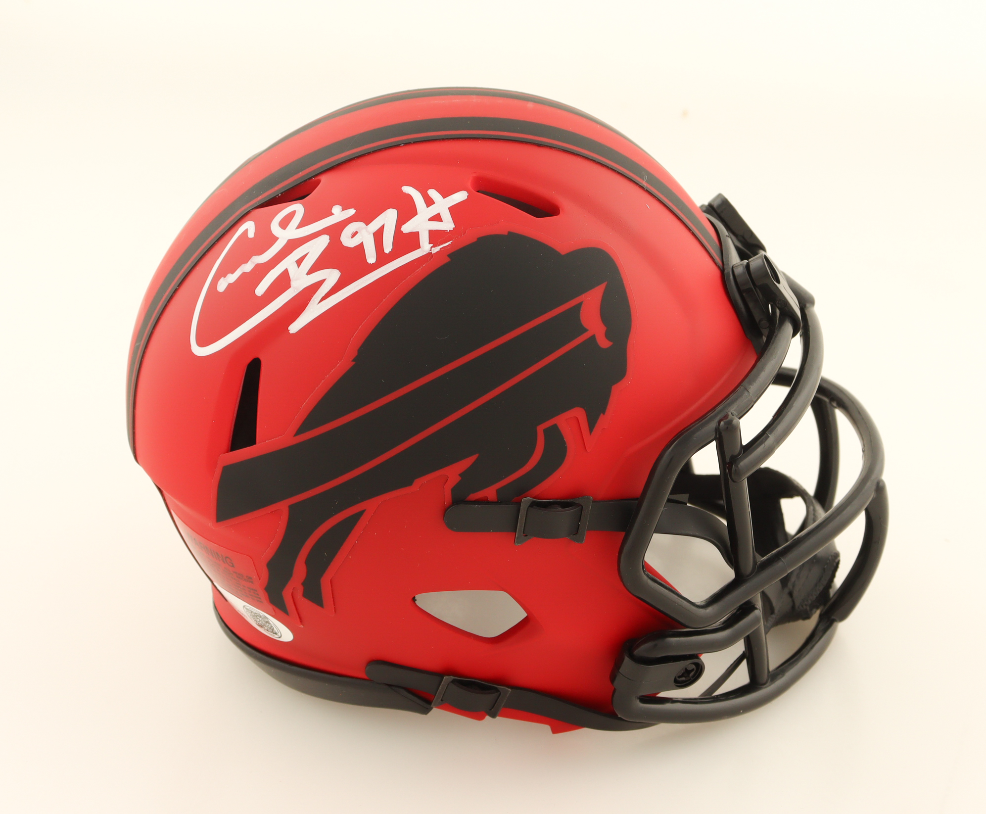 Cornelius Bennett Signed Bills Rave Alternate Speed Mini Helmet (JSA) at PristineAuction.com Cornelius Bennett Signed Bills Rave Alternate Speed Mini Helmet (JSA) at PristineAuction.com
