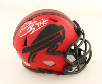 Cornelius Bennett Signed Bills Rave Alternate Speed Mini Helmet (JSA) at PristineAuction.com