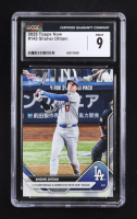 Shohei Ohtani 2025 Topps Now #145 (CGC 9) at PristineAuction.com