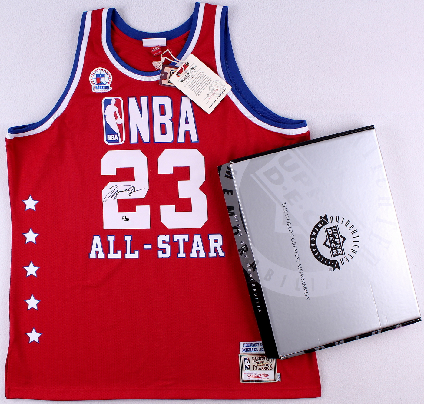 Michael Jordan Signed LE 1989 All-Star Game Jersey (UDA COA) at PristineAuction.com Michael Jordan Signed LE 1989 All-Star Game Jersey (UDA COA) at PristineAuction.com