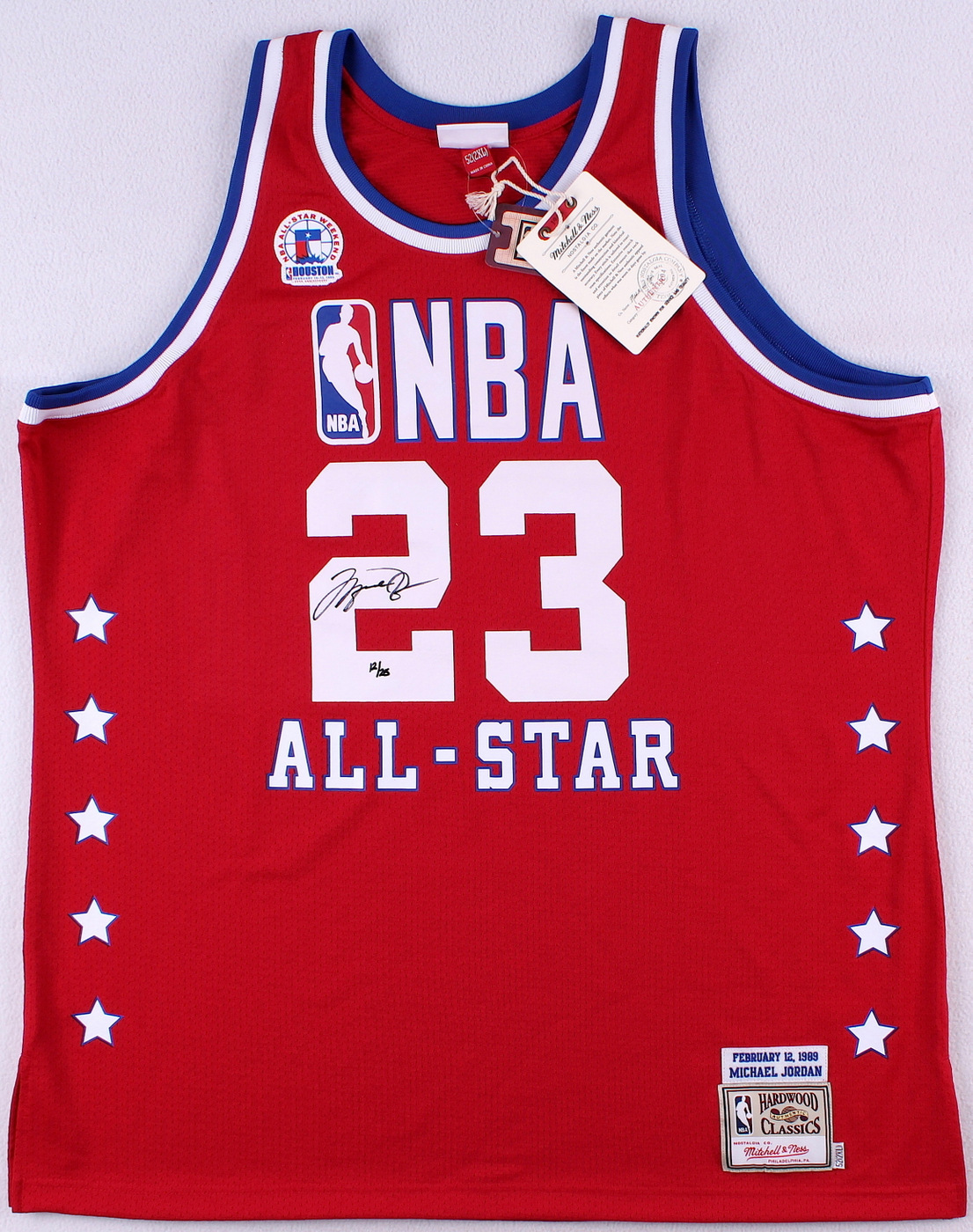 Michael Jordan Signed LE 1989 All-Star Game Jersey (UDA COA) at PristineAuction.com Michael Jordan Signed LE 1989 All-Star Game Jersey (UDA COA) at PristineAuction.com