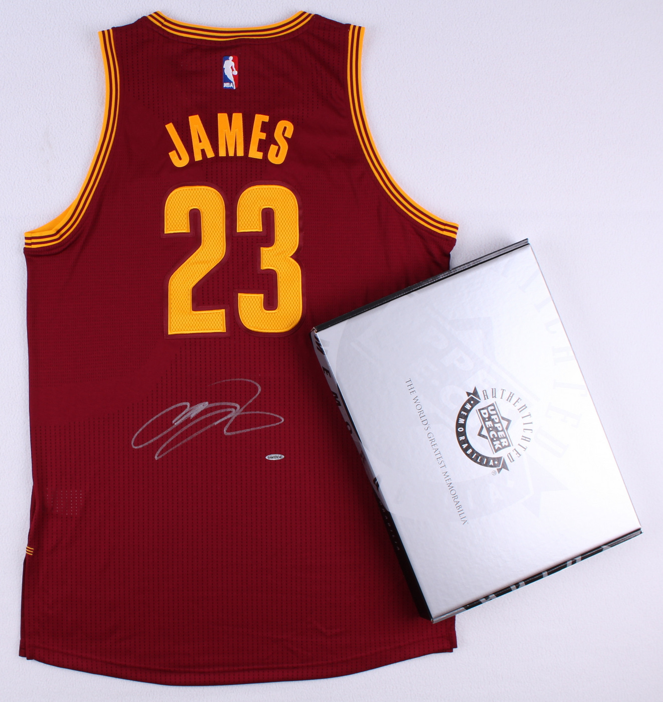 LeBron James Signed Cavaliers Authentic On-Court Jersey (UDA COA) at PristineAuction.com LeBron James Signed Cavaliers Authentic On-Court Jersey (UDA COA) at PristineAuction.com