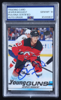 Jesper Boqvist Signed 2019-20 Upper Deck #233 RC (PSA | Auto 10) at PristineAuction.com