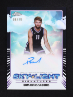 Domantas Sabonis 2024-25 Topps Chrome Sky-Light Signatures Black Refractors #SLSDS #6/10 at PristineAuction.com