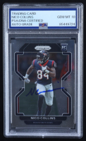 Nico Collins Signed 2021 Panini Prizm #360 RC (PSA | Auto 10) at PristineAuction.com