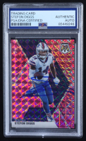 Stefon Diggs Signed 2020 Panini Mosaic Mosaic Camo Pink #34 (PSA Authentic) at PristineAuction.com