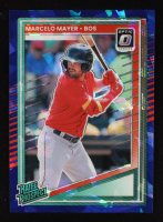 Marcelo Mayer 2025 Donruss Optic Blue Cracked Ice #109 RC #2/15 at PristineAuction.com