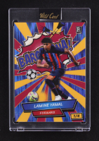 Lamine Yamal 2024 Wild Card Comix BARCELONA! Blue Shimmer #ACBR-LY5 #1/4 RC at PristineAuction.com