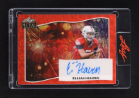 Elijah Haven 2025 Leaf Metal Independence Day Autographs Fireworks Red Flood #BA-EH1 #1/1 at PristineAuction.com