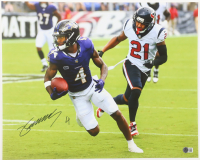 Zay Flowers Signed Ravens 16x20 Photo (Beckett) at PristineAuction.com