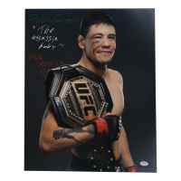 Brandon Moreno Signed 16x20 Photo Inscribed "The Assassin Baby" & "Viva Mexico" (PSA) at PristineAuction.com