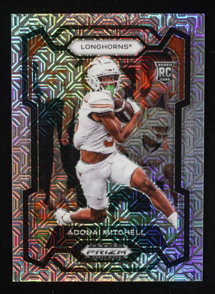 Adonai Mitchell 2024 Panini Prizm Draft Picks Prizms Mojo #176 RC #2/25