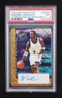 Anfernee Hardaway 2024 Leaf Collective '00 Press Pass Autographs Shimmer Gold #20AAH1 #1/1 (PSA 9) at PristineAuction.com