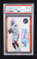 Cameron Ward 2024 Leaf Collective Press Pass Authentics Autographs Crystal Orange #PPCW1 #2/8 RC (PSA 10) at PristineAuction.com